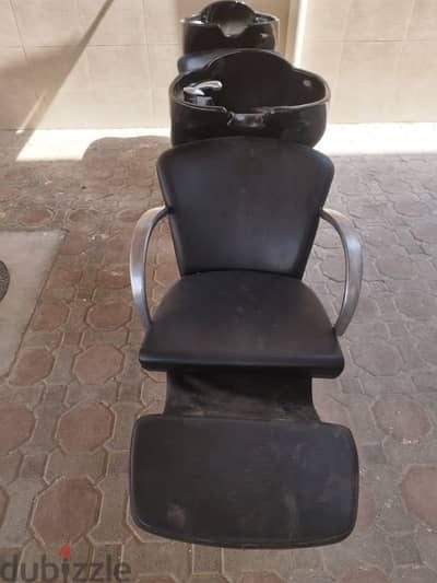 Hair wash chair اغراض صالون