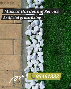 Muscat gardening Artificial grass service 0