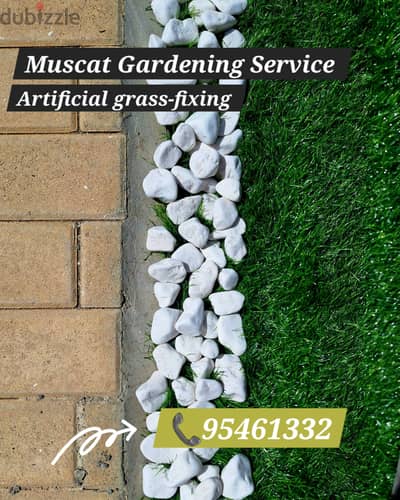 Muscat gardening Artificial grass service