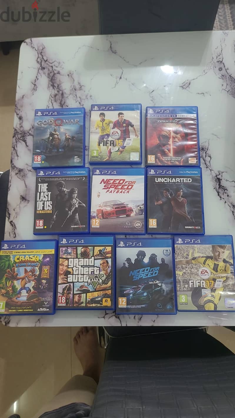 Playstation 4 . . with 10 Games 3