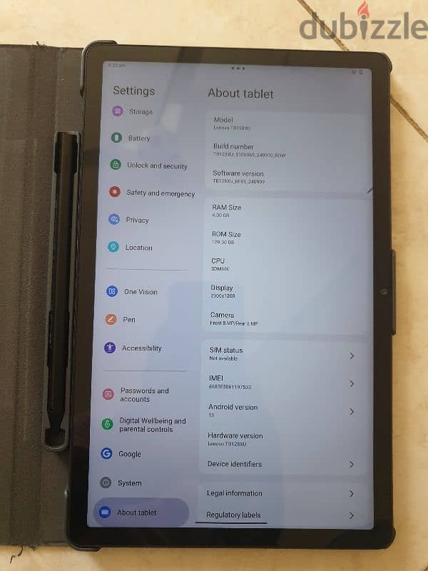 lenovo tab M10 Plus 3rd Gen 2