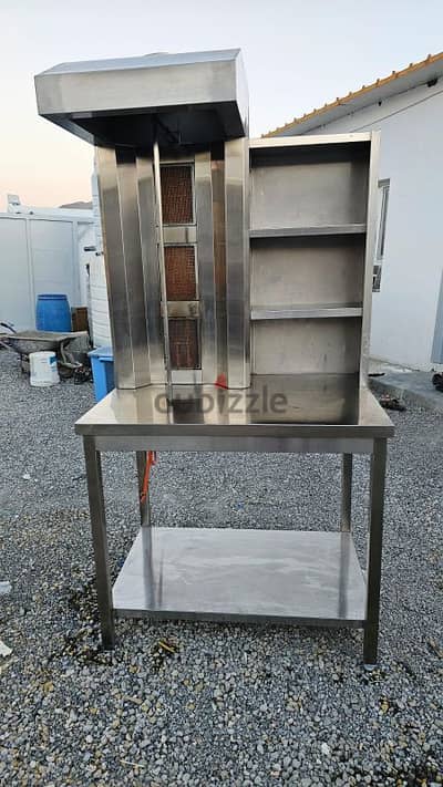 Stainless Steel Shawarma Maker Machine