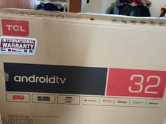 TCL Android Smart TV 32 inch just 11 months used 0