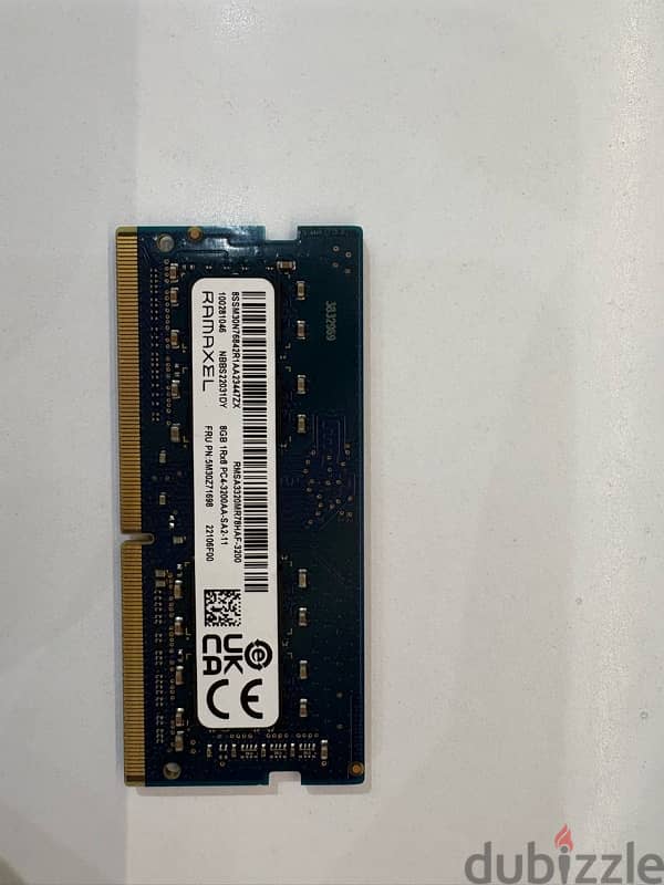 8 GB RAM RAMAXEL 1RX8 0