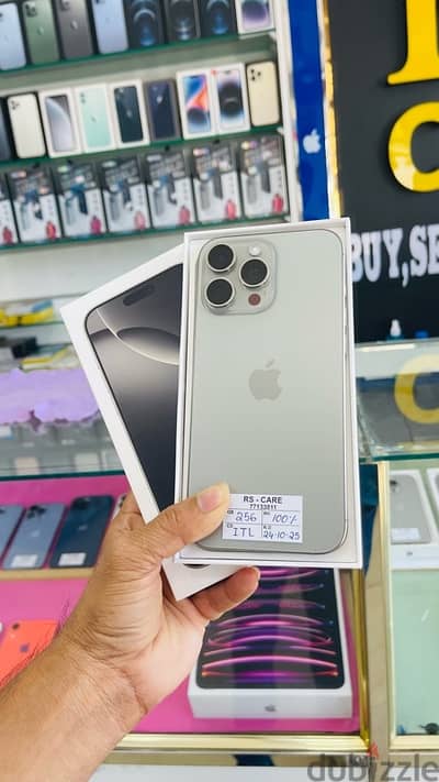 iPhone 16 Pro Max, 256gb Natural Titanium Arabic