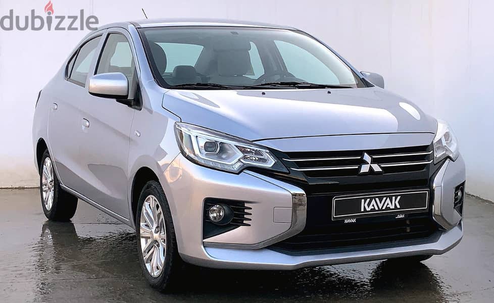 Mitsubishi Attrage 2022 GCC Oman Car Warranty until 2027 Instalmets 0