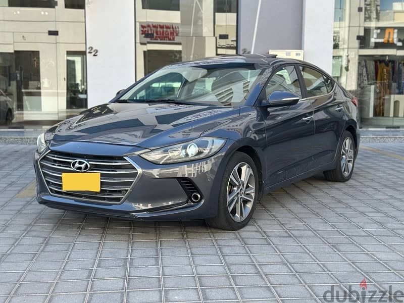 Hyundai Elantra 2017 Oman car 118000 km only 10