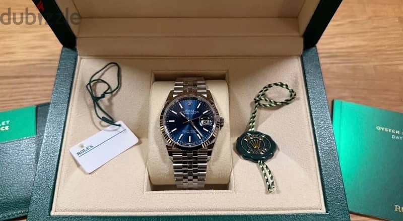 BRAND NEW Rolex Datejust - Blue Dial Fluted Bezel Jubilee 0