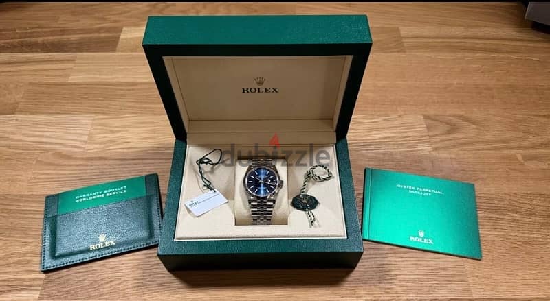 BRAND NEW Rolex Datejust - Blue Dial Fluted Bezel Jubilee 1