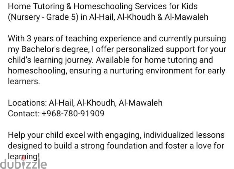 tutoring and homeschooling 0