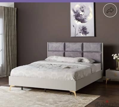 Homecenter bed with side tables