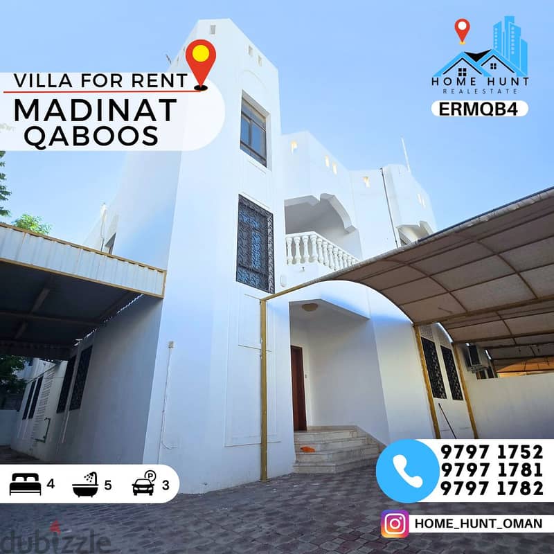 MADINAT QABOOS | CLASSIC 4BR VILLA FOR RENT 0