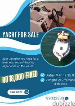 For sale 35ft Dubai Marine yacht 0