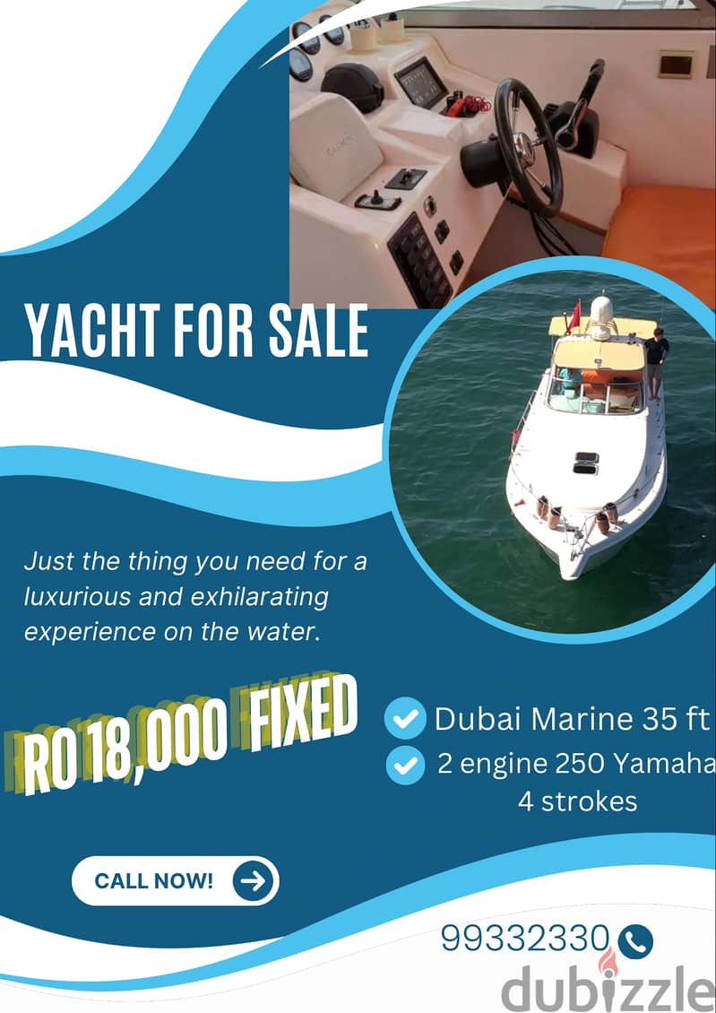 For sale 35ft Dubai Marine yacht 0