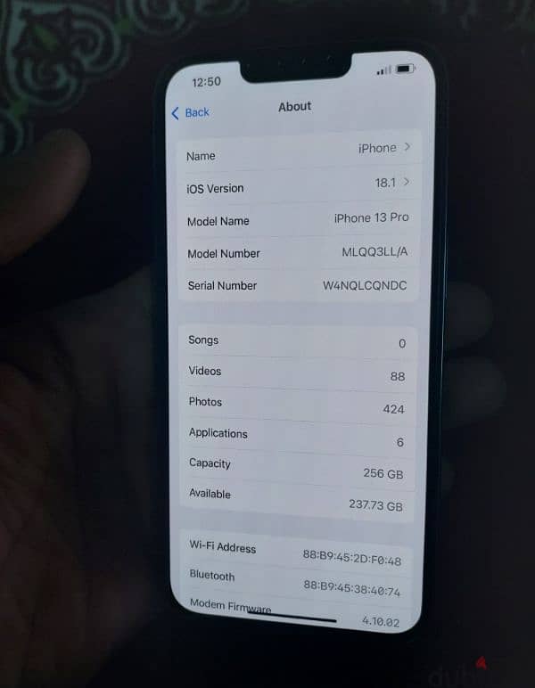 iphone 13pro 256gb 3