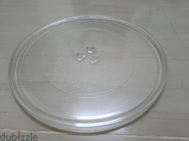 Glass plate for microwave 1