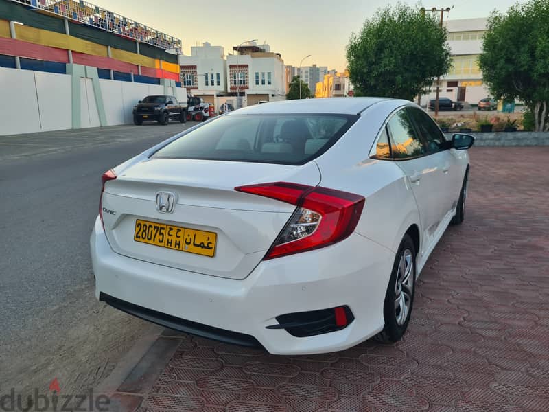 90 RO monthly Honda Civic 2018 Oman dealer service Full insurance 1