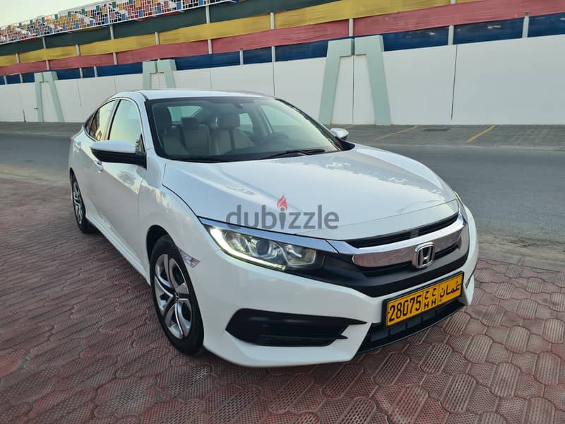 90 RO monthly Honda Civic 2018 Oman dealer service Full insurance 3