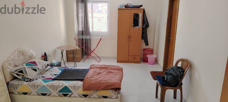 SINGLE ROOM with ATTACHED TOILET for one person( indian) 7