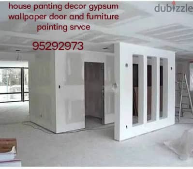 gypsum board Partition And full House paint and maintenance work