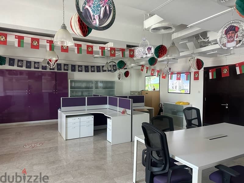 offices space for rent in Qurum للايجار بالقرم مكاتب 3