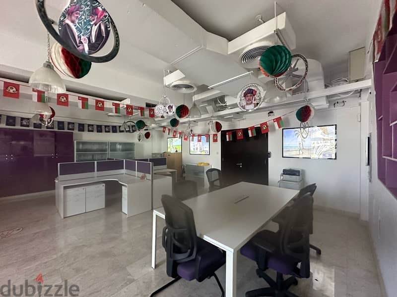 offices space for rent in Qurum للايجار بالقرم مكاتب 6