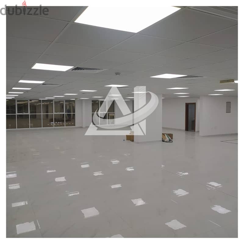 ADC206** Spacious open space Office for rent in Al Ghala, with total 5