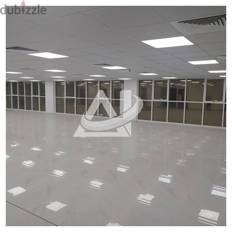 ADC206** Spacious open space Office for rent in Al Ghala, with total 6