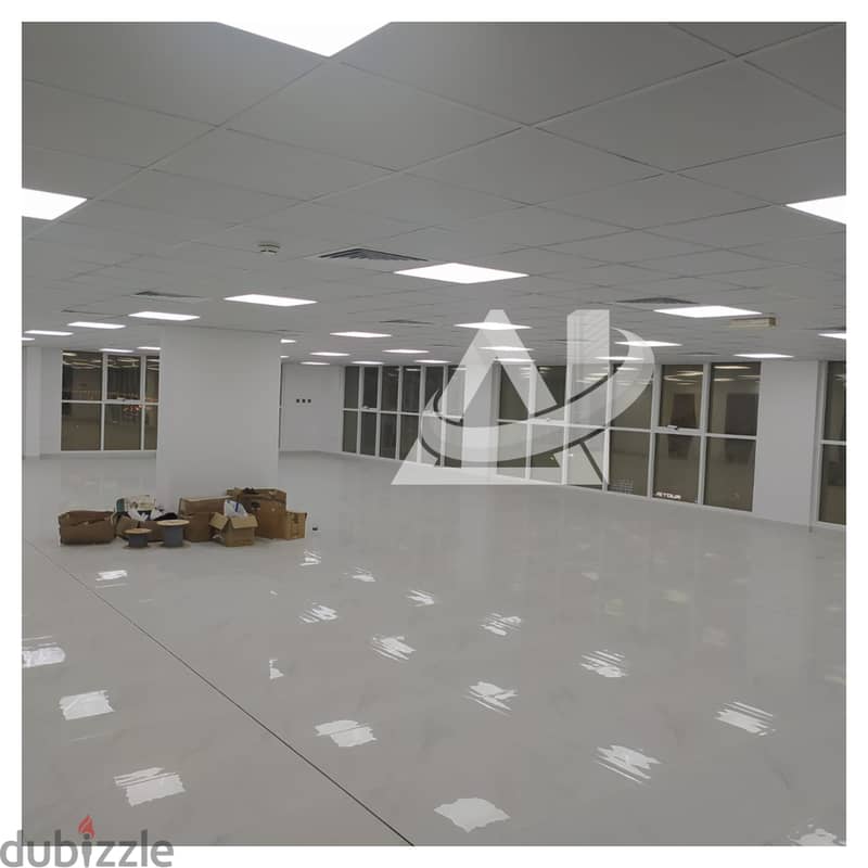 ADC206** Spacious open space Office for rent in Al Ghala, with total 7