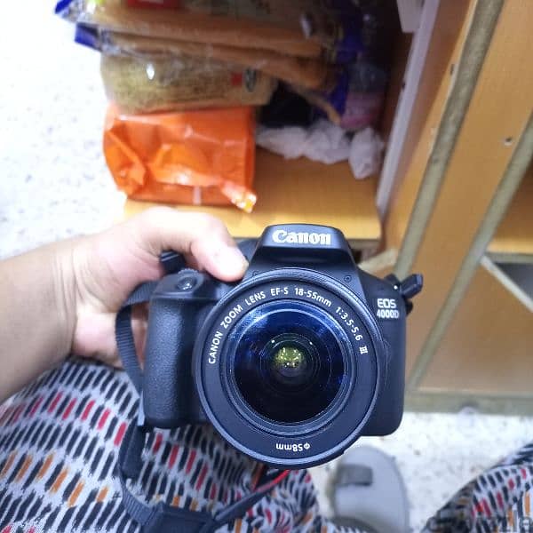 canon 4000d with 18-55mm lens for Sell 1