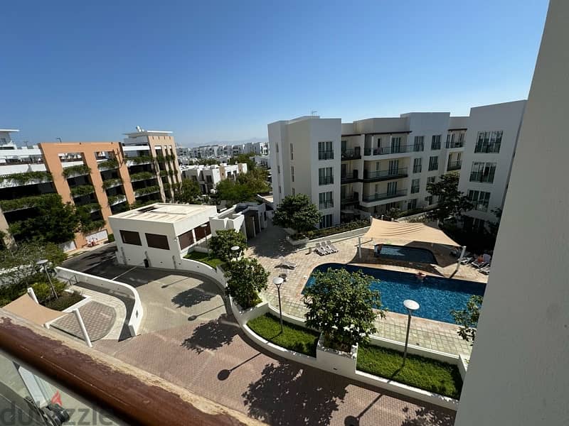 highly recommended 2+1Bhk apartment pool view at Mouj marsa 1 complex 8