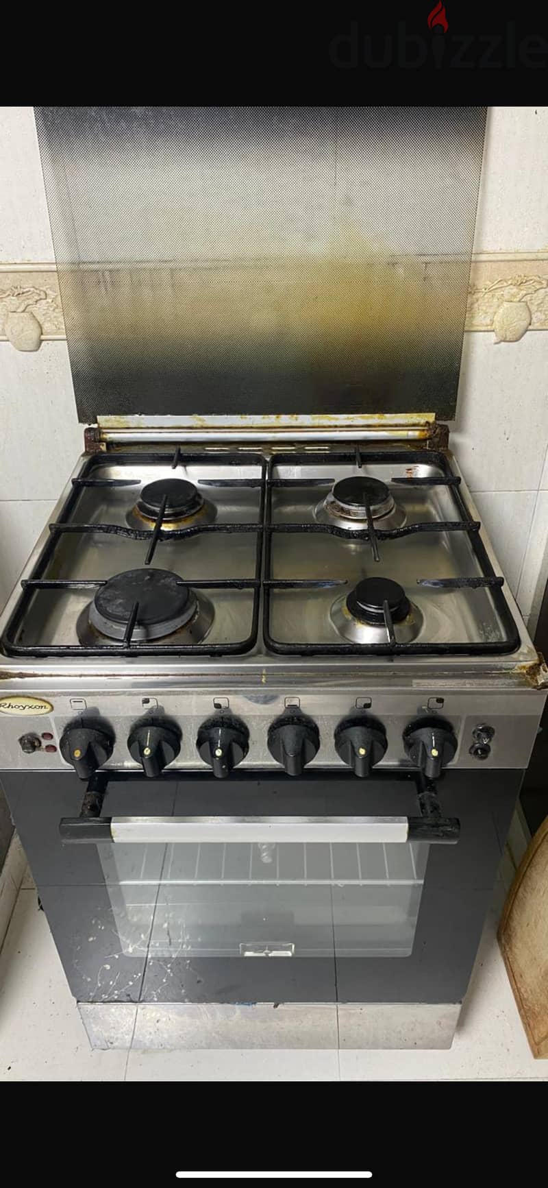 Gas stove 4 burner. Rhoxycon brand . 0