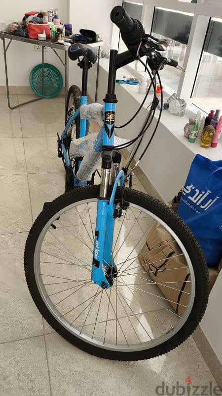 bike new blue adult size 4