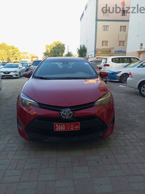 Rent a car. Toyota Corolla 2018model   10, OMR per day 1