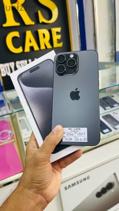 iPhone 15 Pro Max, 256gb Black Titanium Arabic 0