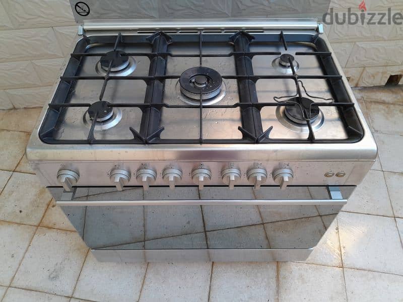 cooking rang aristone itlaly 5 burner 1