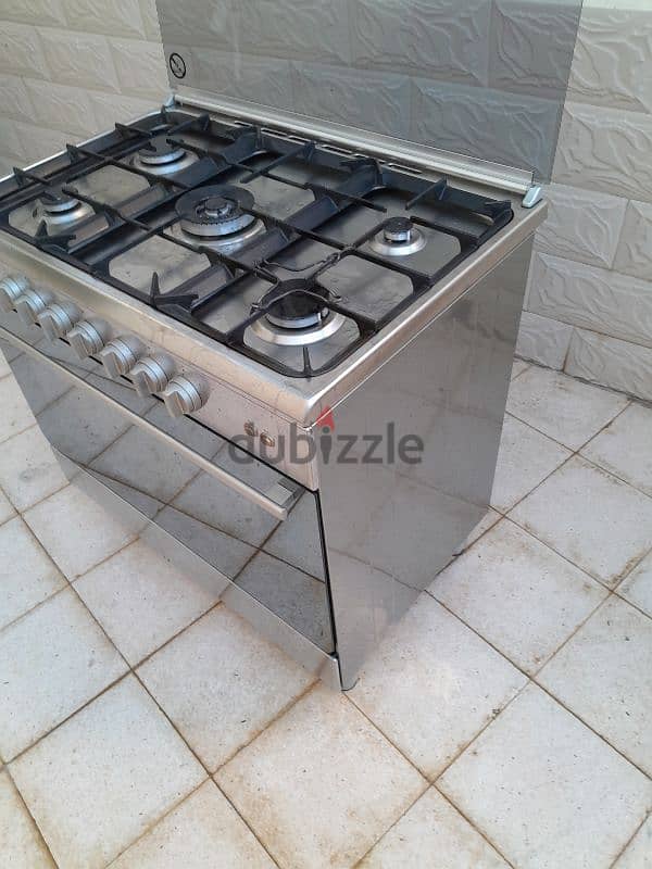 cooking rang aristone itlaly 5 burner 4