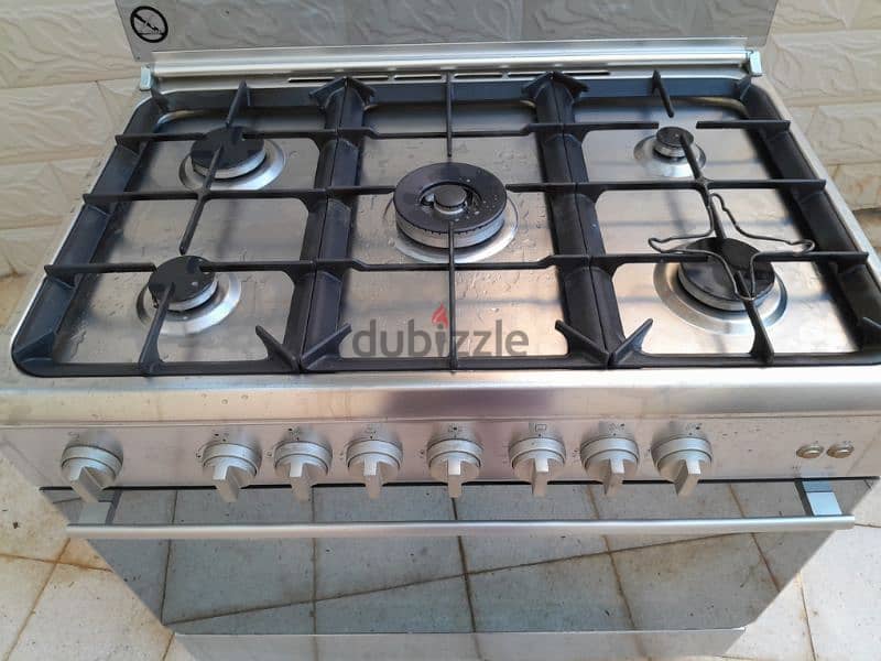 cooking rang aristone itlaly 5 burner 5