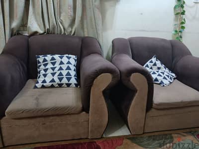 three seater sofa and single seater