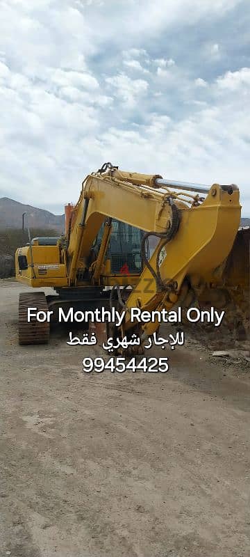 Excavator Komatsu PC220 with Hammer available for Monthly Rental Only 2