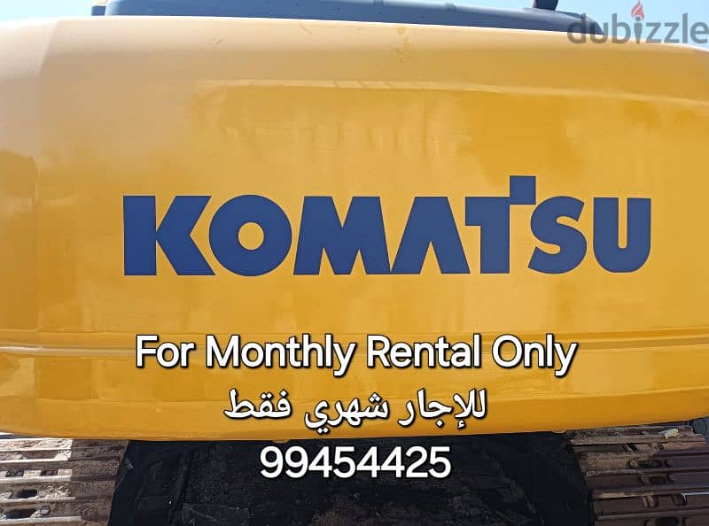 Excavator Komatsu PC220 with Hammer available for Monthly Rental Only 3