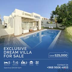 5 Bed Villa Wave Muscat Almouj 0