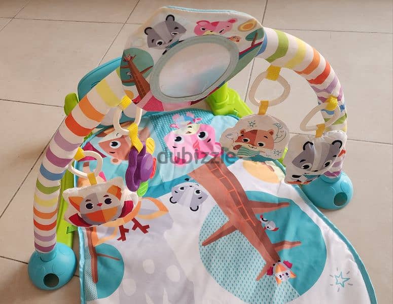 Baby play mat with piano and projector 2