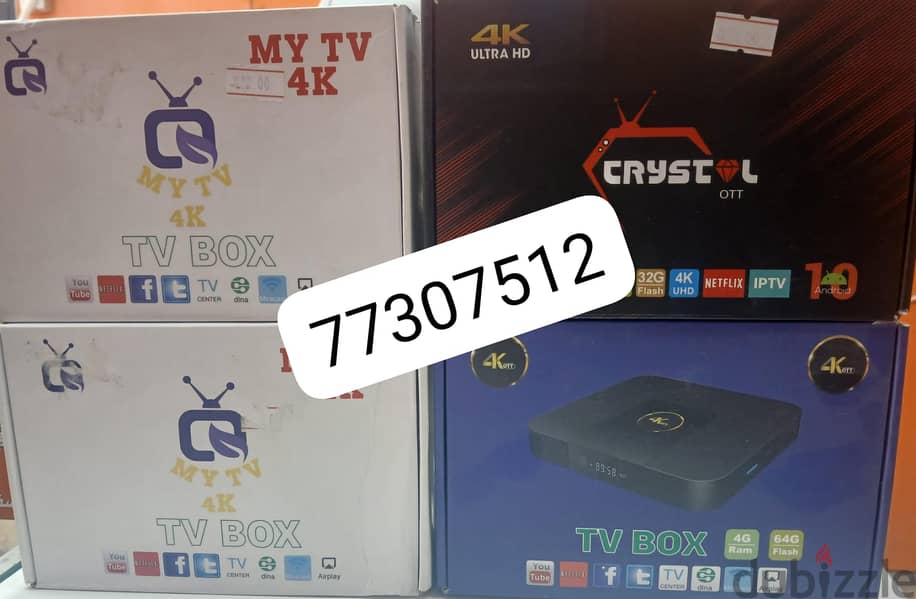 New Wifi Tv box with one year subscrtion. 0