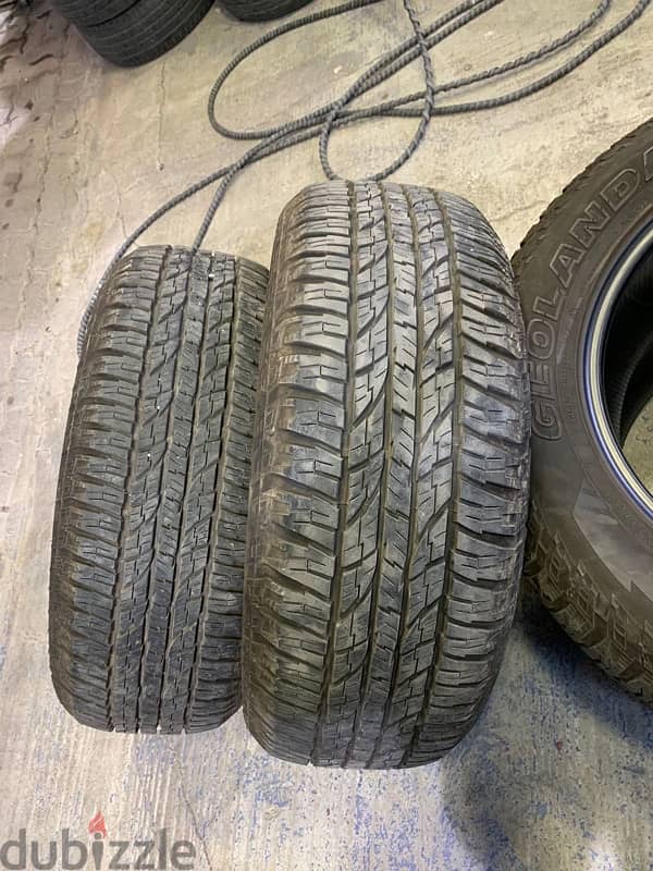 275 / 60R 20 115H G015 TL Yokohama Tires 4 Pieces للبيع تواير يوكوهاما 1