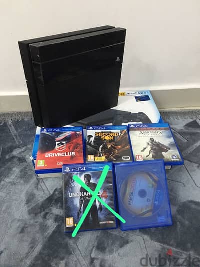 PS4 WITH GAMES