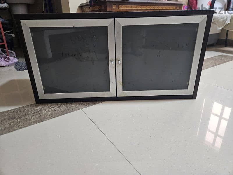 rack wood cupboard urgent sale good condition 0