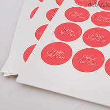 printing with delivery company cards, letter head stickers profile 3