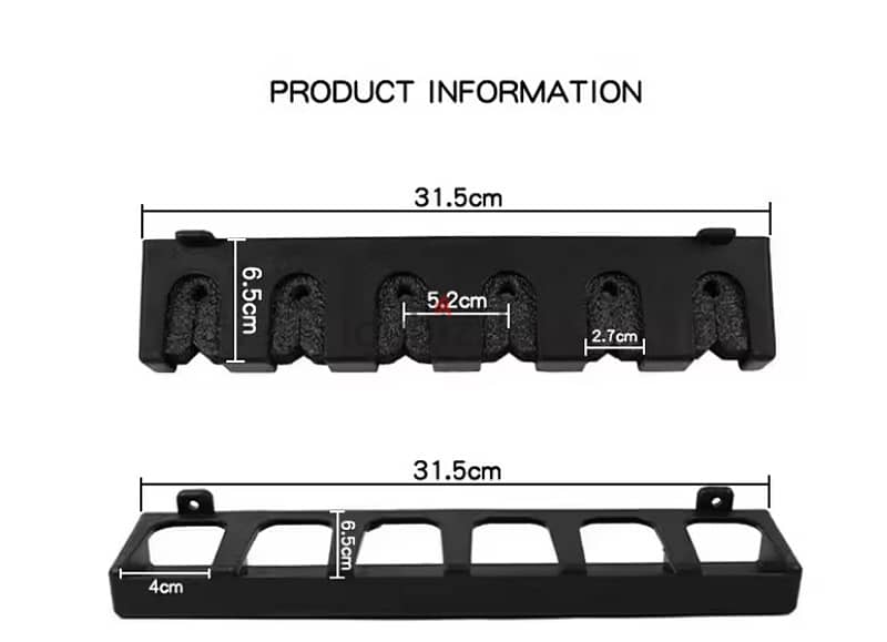 fishing rod wall mount holder 1