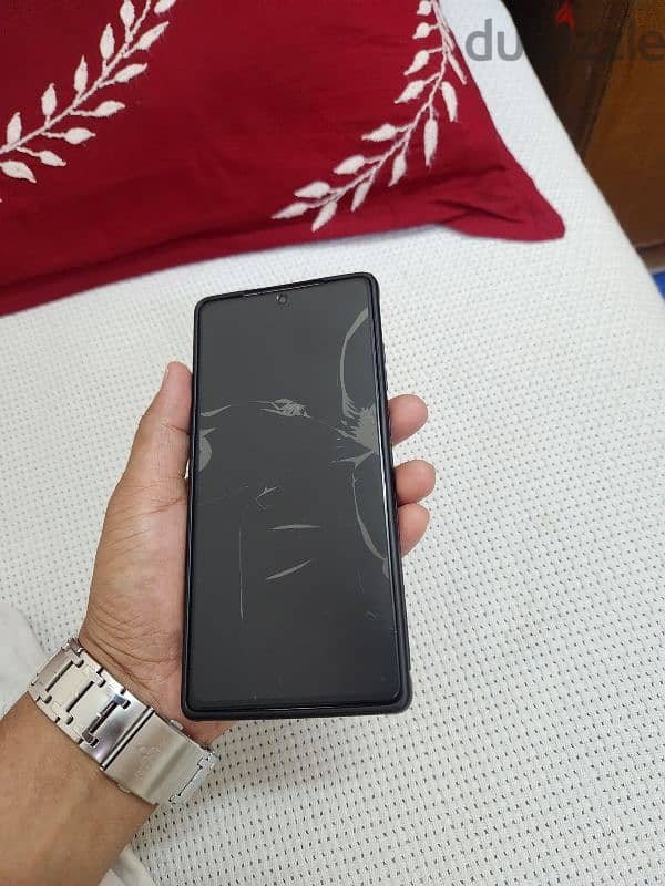 Samsung galaxy note 20 5G dual sim little screen cracked 2